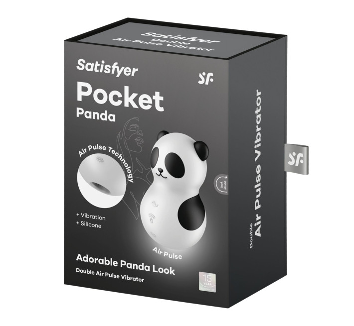 Вакуумний стимулятор з вібрацією Satisfyer Pocket Panda