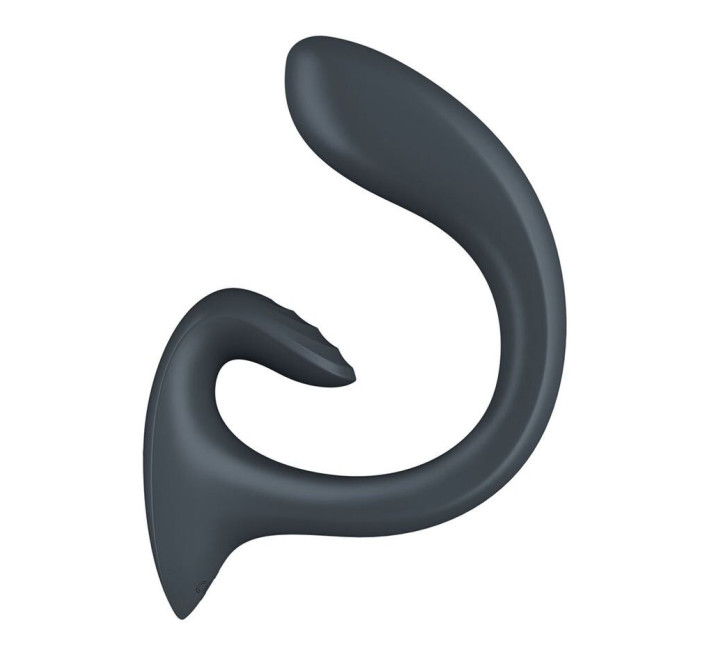 Вагінально-кліторальний вібратор Satisfyer G for Goddess 1 Dark Grey, 2 мотори