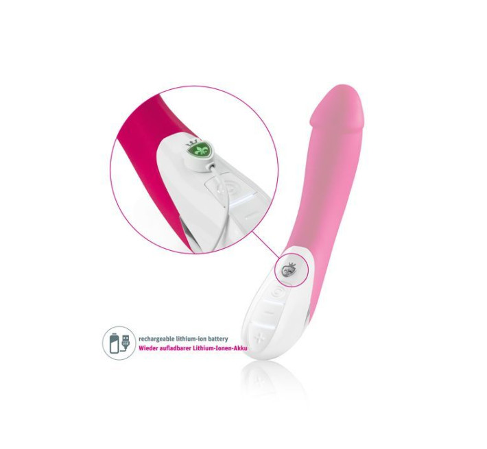 Мощный вибратор Mystim Terrific Truman Розовый