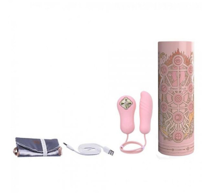 Виброяйцо-пульсатор с функцией нагрева Zalo Temptation Розовый