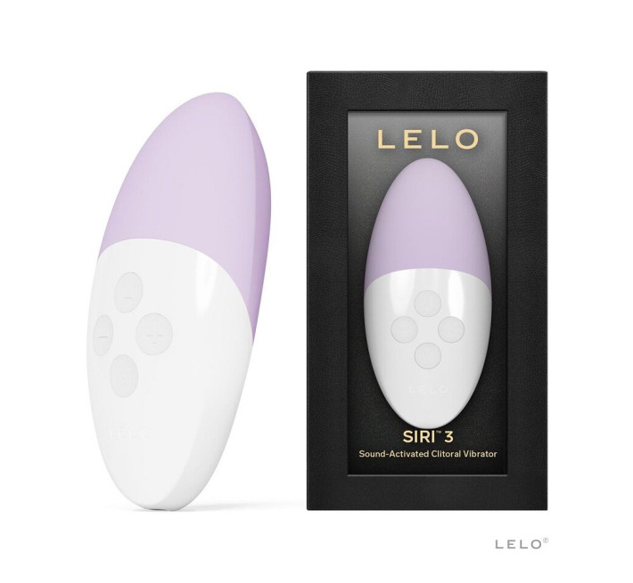 Музыкальный вибратор для клитора LELO SIRI 3 Calm Lavender, вибрации в ритме звуков без смартфона