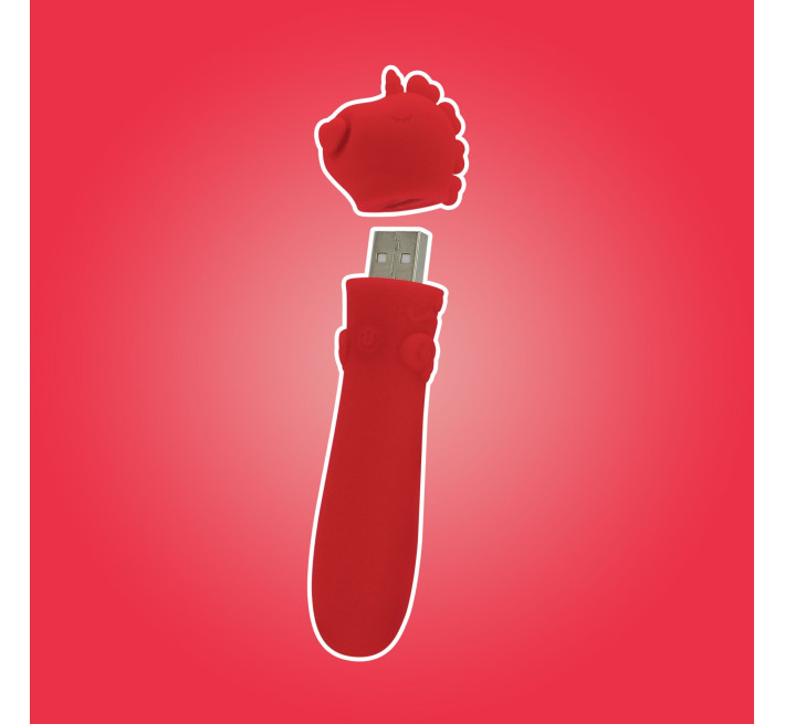 Вібратор-єдиноріжка Unihorn USB Bullet - Cupid's Beau, віброкуля, USB-зарядка