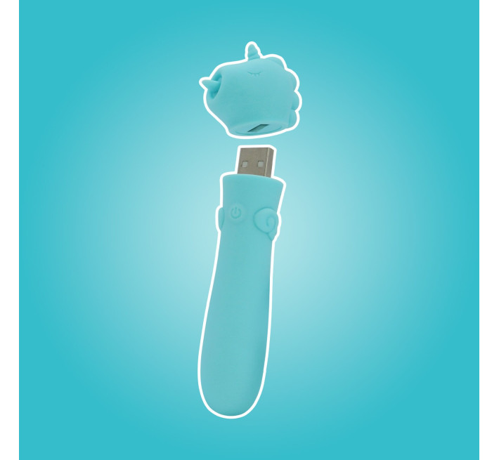 Вібратор-єдиноріжка Unihorn USB Bullet - Mount'n Peak, віброкуля, USB-зарядка