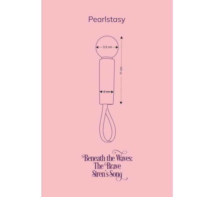 Мінівібромасажер FairyGasm Pearlstasy violet