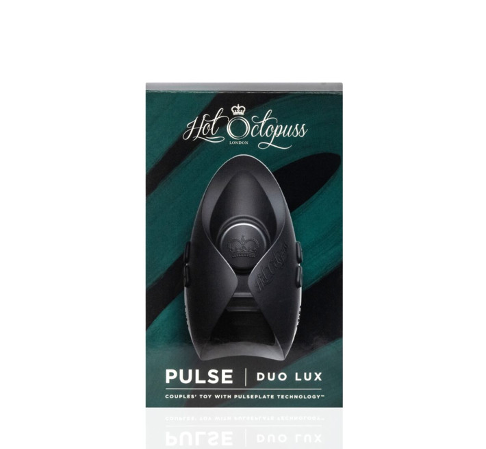 Игрушка для пар Hot Octopuss PULSE DUO LUX, пульсация+вибрация, использование без рук, 2 пульта