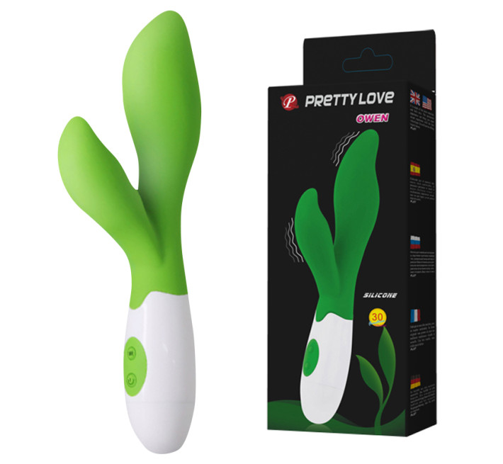 Вібратор Pretty Love Owen Зелений