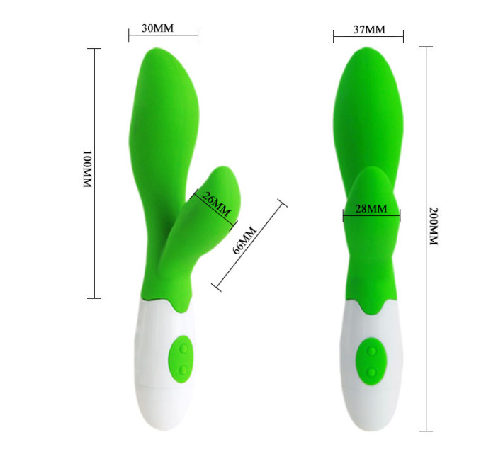 Вібратор Pretty Love Owen Зелений