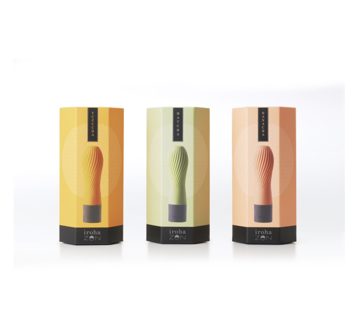 Вібратор IROHA ZEN Hanacha з ніжною ребристою поверхнею