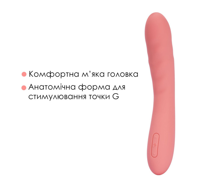 Смарт-вибратор с пульсацией Svakom Ava Neo Peach Pink, 15 режимов работы, водонепроницаемый