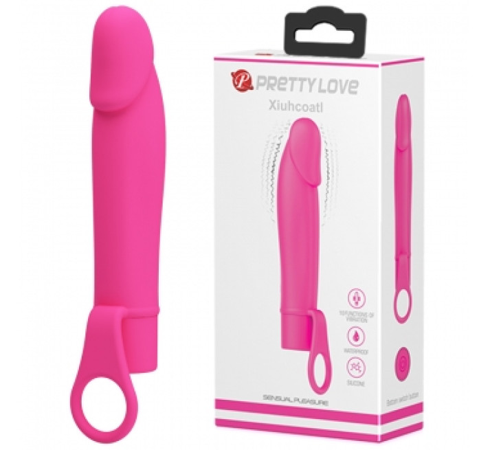 Вібратор Pretty Love Xiuhcoathl Рожевий