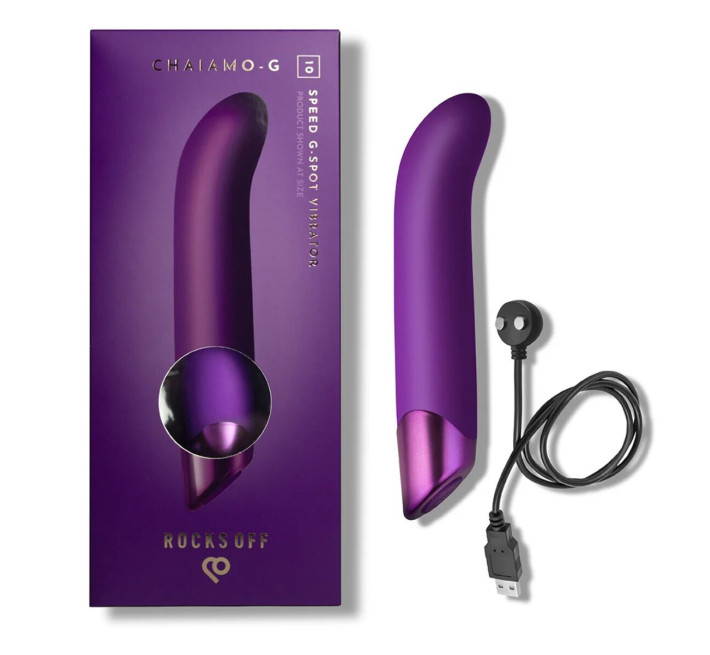 Вібратор для точки G Rocks Off Chaiamo G Purple, 10 режимів