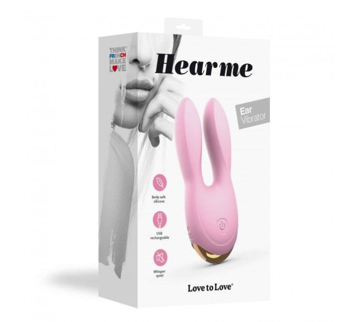 Вибратор-кролик Love To Love Hear Me Розовый