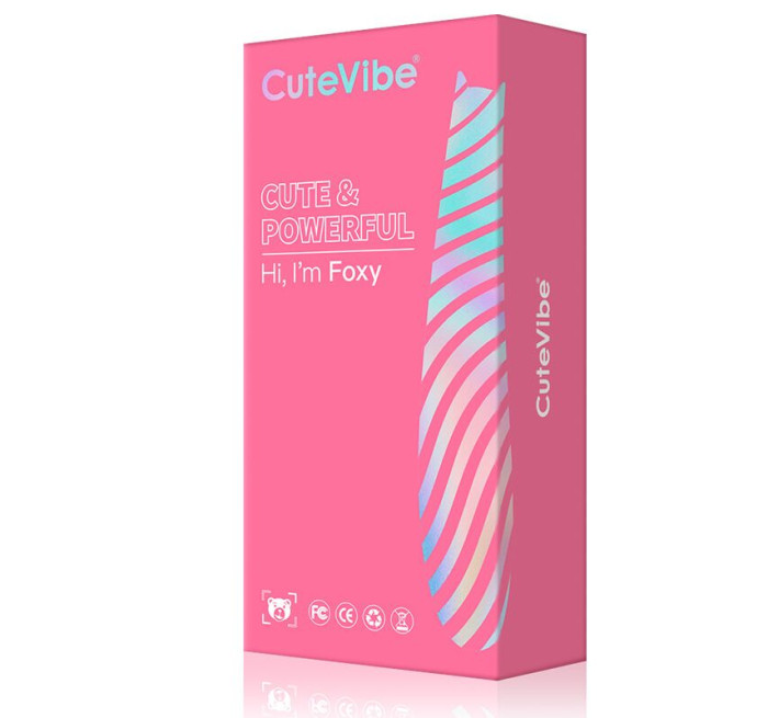 Вакуумний стимулятор з вібрацією CuteVibe Foxy Pink