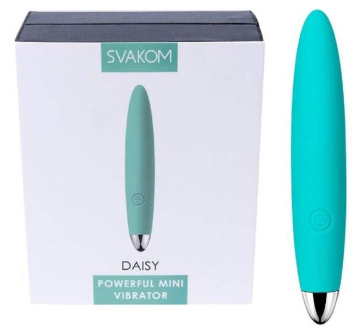 Компактний вібростимулятор клітора Svakom Daisy Зелений