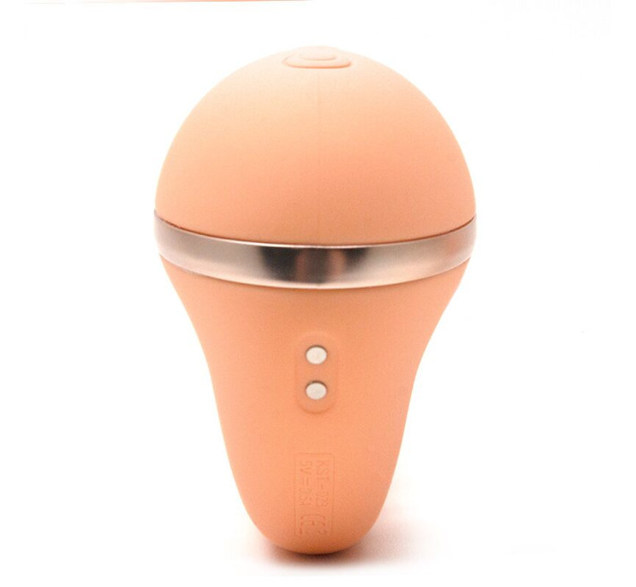 Вакуумный вибратор KISTOY Tina Mini Orange, вагинально-клиторальный