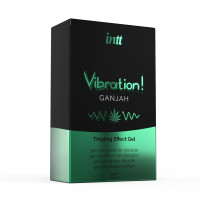 Жидкий вибратор Intt Vibration Ganjah 15 мл густой гель, необычный вкус, действует до 30 минут Жидкий вибратор Intt Vibration Ganjah 15 мл густой гель, необычный вкус, действует до 30 минут