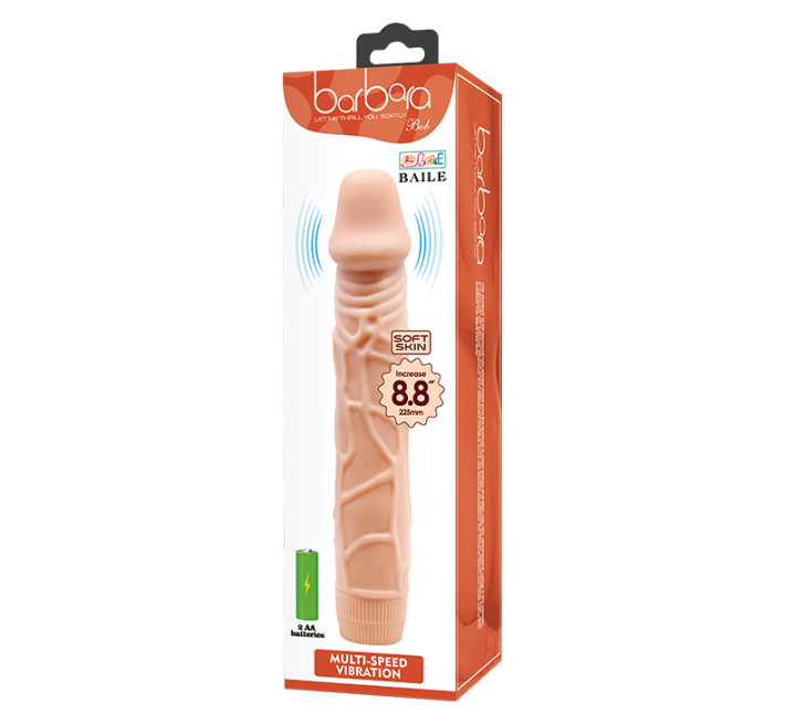 Вибратор LyBaile Barbara Bob Red, 22,5 см