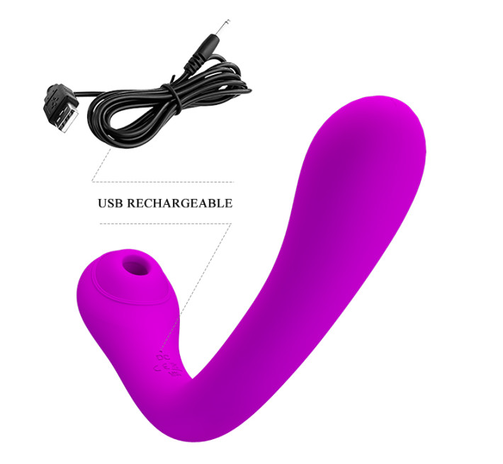 Вибратор Pretty Love Alex Clitoral Sucking Vibrator Purple