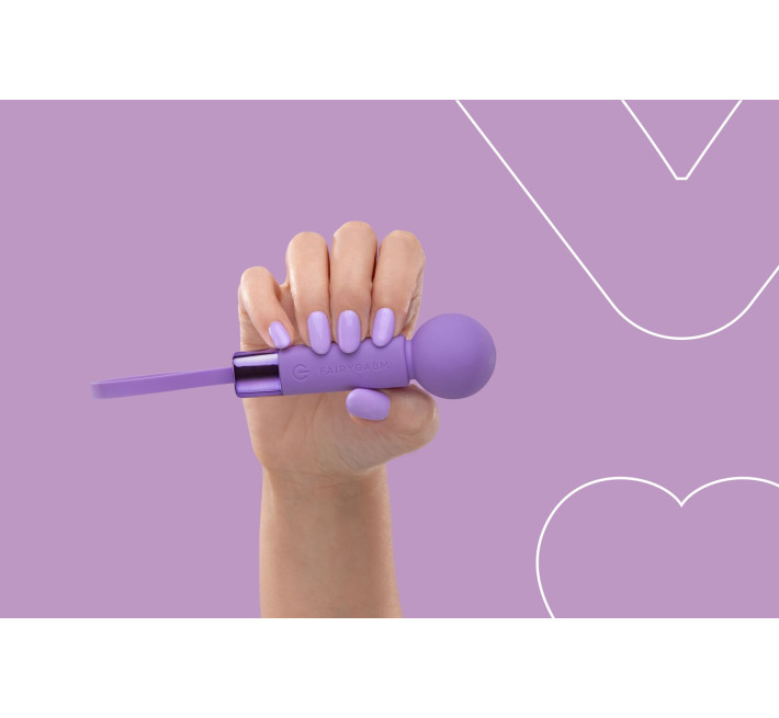 Мінівібромасажер FairyGasm Pearlstasy violet