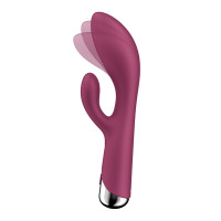 Вібратор-кролик з ротацією Satisfyer Spinning Rabbit 1 Red, 3 мотори Вібратор-кролик з ротацією Satisfyer Spinning Rabbit 1 Red, 3 мотори