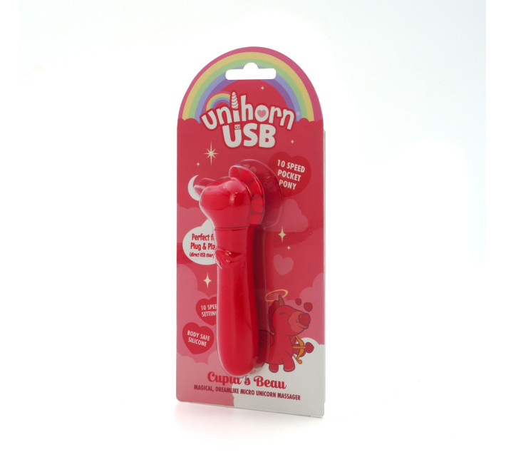 Вібратор-єдиноріжка Unihorn USB Bullet - Cupid's Beau, віброкуля, USB-зарядка