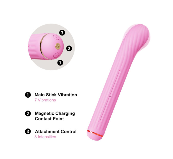 Вібратор Otouch Magic Stick S1 Plus - Pink