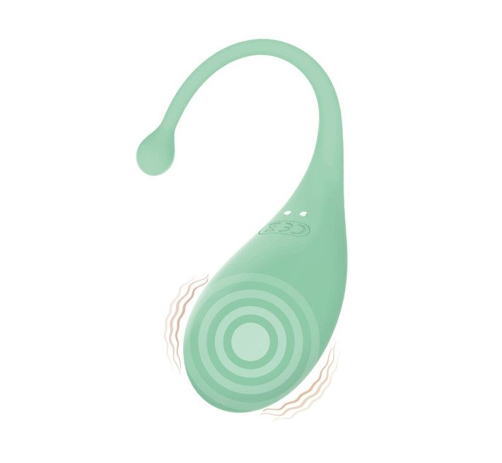 Смарт-віброяйце Adrien Lastic Palpitation Mint з глибокою вібрацією