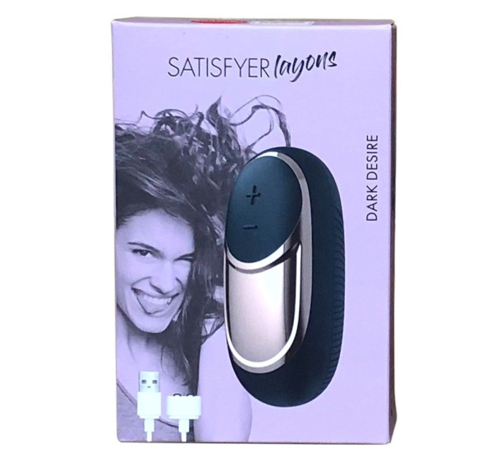 Мощный вибратор Satisfyer Lay-On Dark Desire