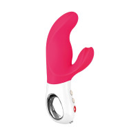 Вибратор-кролик Fun Factory MISS BI pink/white, 2 независимых мотора, диаметр 4,2 см