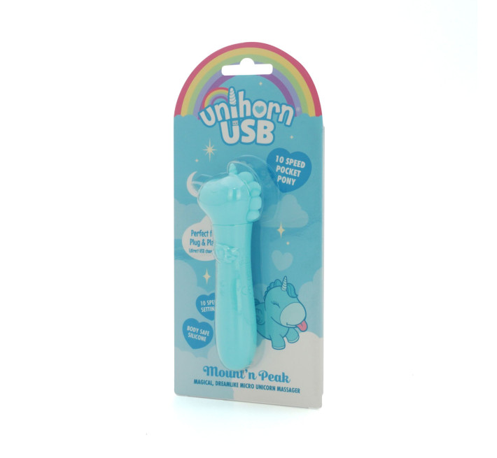 Вібратор-єдиноріжка Unihorn USB Bullet - Mount'n Peak, віброкуля, USB-зарядка