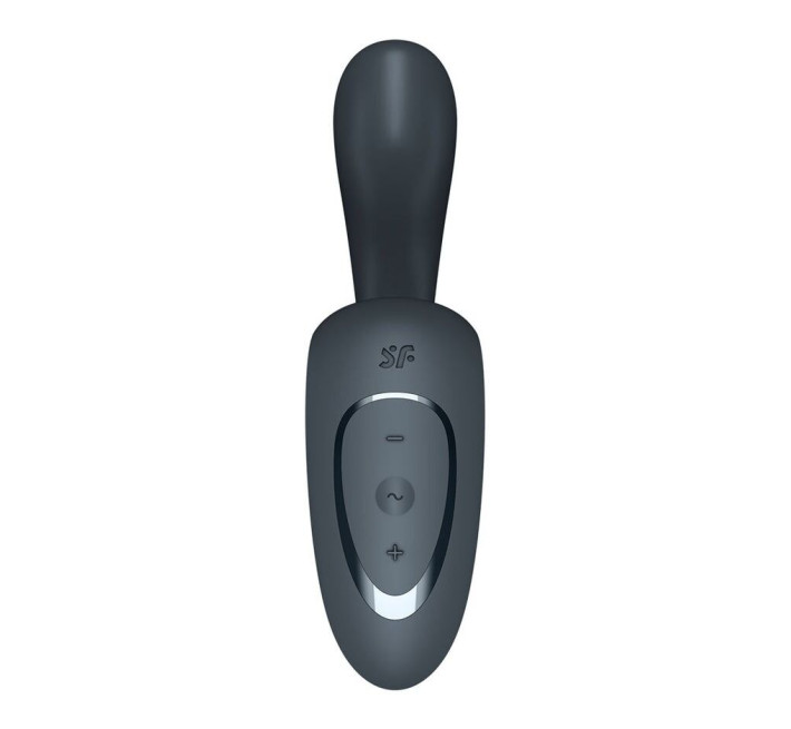 Вагінально-кліторальний вібратор Satisfyer G for Goddess 1 Dark Grey, 2 мотори