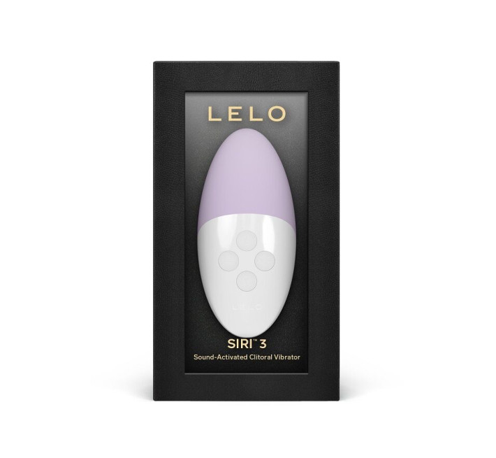 Музыкальный вибратор для клитора LELO SIRI 3 Calm Lavender, вибрации в ритме звуков без смартфона