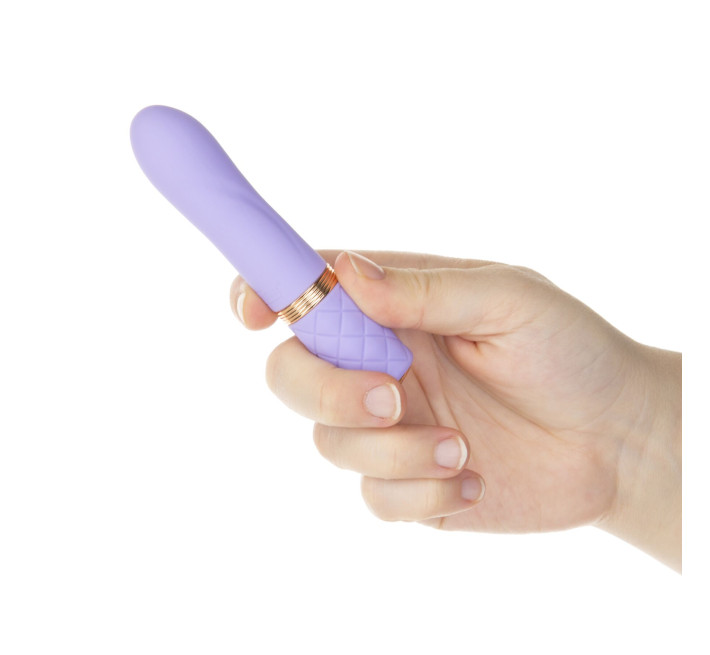 Розкішний вібратор Pillow Talk Flirty Purple Special Edition, Сваровскі, пов’язка на очі+гра