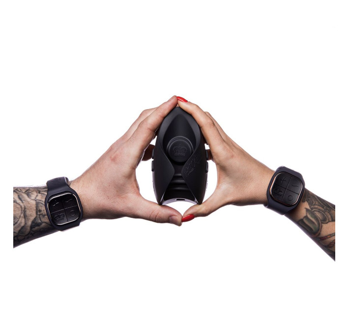 Игрушка для пар Hot Octopuss PULSE DUO LUX, пульсация+вибрация, использование без рук, 2 пульта