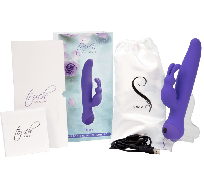 Вибратор с сенсорным управлением Touch by SWAN Duo Фиолетовый