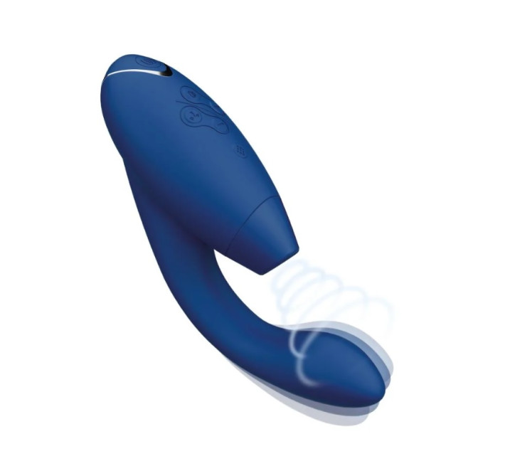Инновационный бесконтактный вибратор-стимулятор Womanizer Duo 2 Blueberry