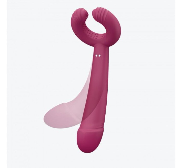 Вібратор для пар Love To Love PLEASE ME - PLUM STAR з трьома моторами, гнучкий