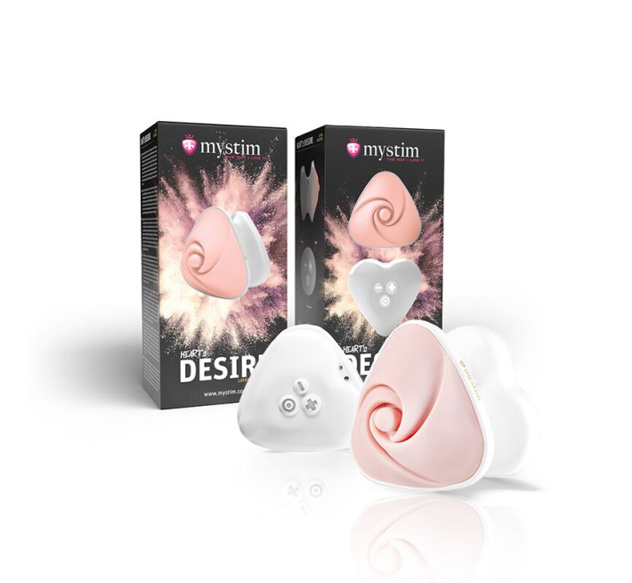 Вібратор для клітора Mystim Heart´s Desire White, 8 режимів, дуже потужний