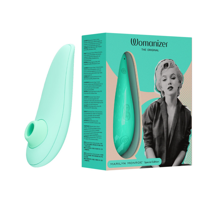 Вакуумний стимулятор клітора Womanizer Marilyn Monroe Mint