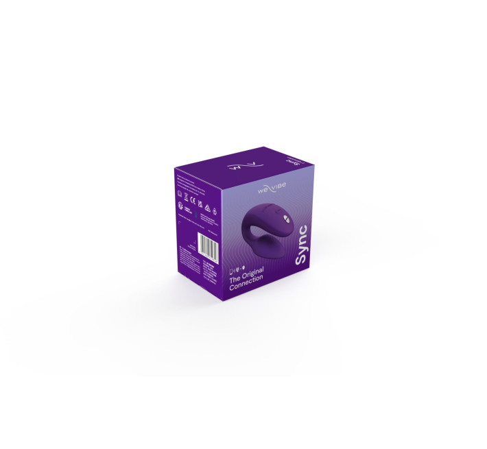 Смарт-вибратор для пар We-Vibe Sync 2 Purple, 10 виброрежимов, пульт ДУ