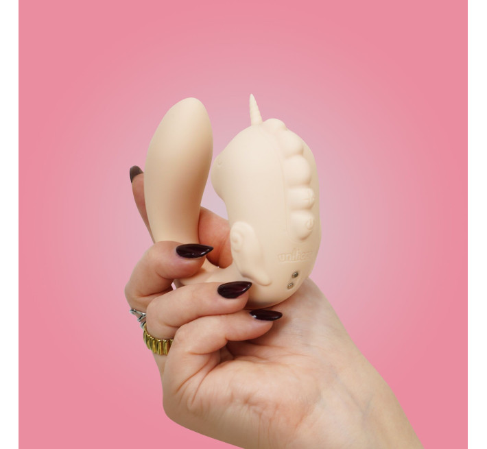 Вібратор-єдиноріжка Unihorn - C Horse - Coral Throb, вагінально-кліторальна стимуляція