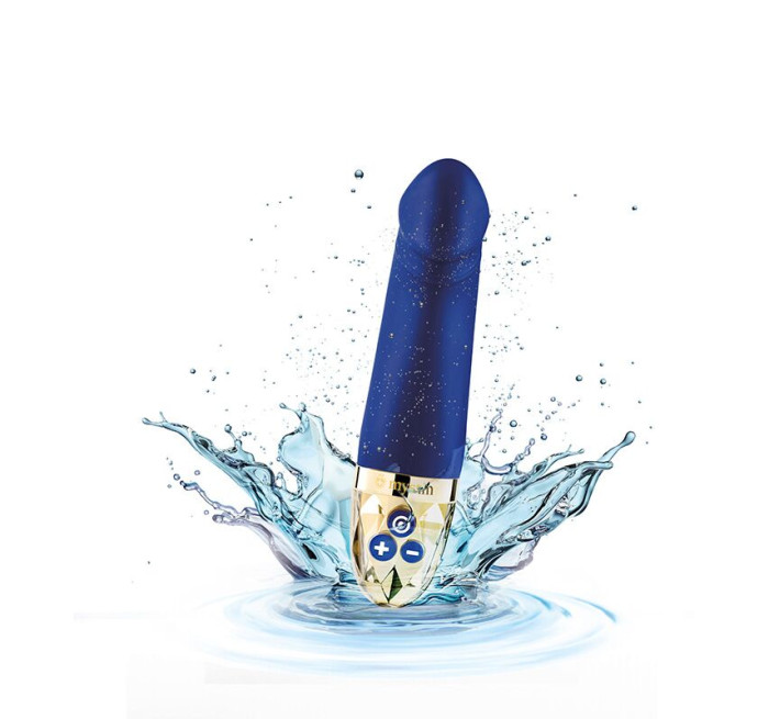 Вібратор Mystim Real Deal Neil Blue, потужний мотор, 8 режимів