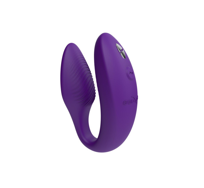 Смарт-вибратор для пар We-Vibe Sync 2 Purple, 10 виброрежимов, пульт ДУ