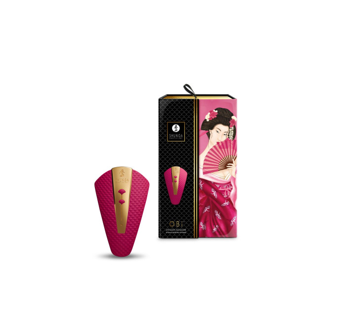 Кліторальний вібратор Shunga Obi Raspberry