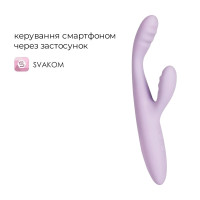 Тонкий кролик-вибратор Svakom Cici+ 2 Lilac, управление со смартфона, подогрев до 38 °C Тонкий кролик-вибратор Svakom Cici+ 2 Lilac, управление со смартфона, подогрев до 38 °C