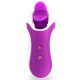 Стимулятор з імітацією оральних ласк FeelzToys Clitella Oral Clitoral Stimulator Фіолетовий