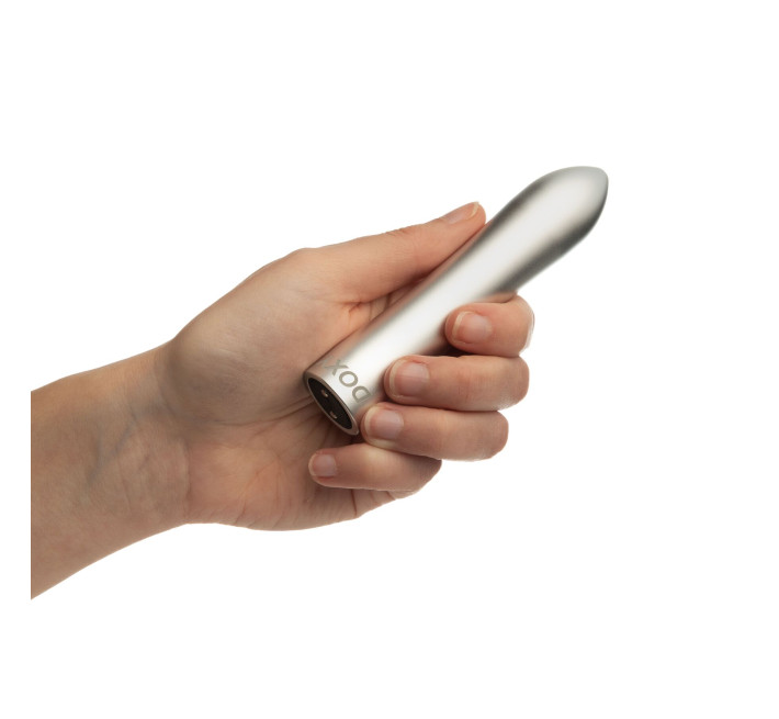 Потужна віброкуля DOXY SILVER у металевому кейсі, ультрагладенька, 7 режимів