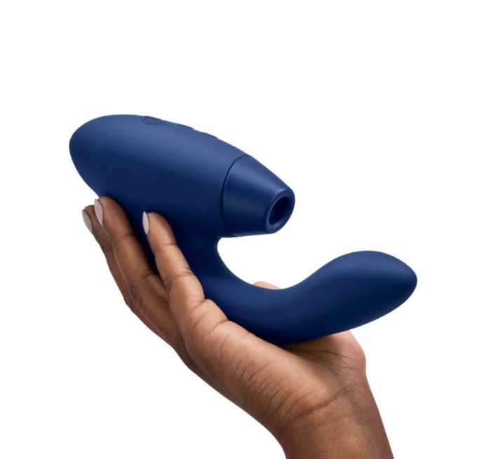 Инновационный бесконтактный вибратор-стимулятор Womanizer Duo 2 Blueberry