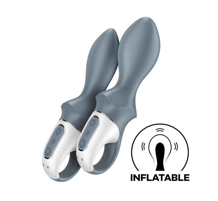 Анальний надувний вібратор Satisfyer Air Pump Booty 1, гнучкий стовбур