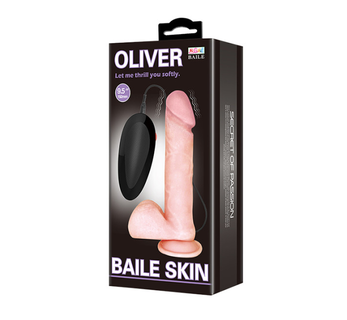 Вибратор LyBaile Oliver Vibrating Dildo 9.5"